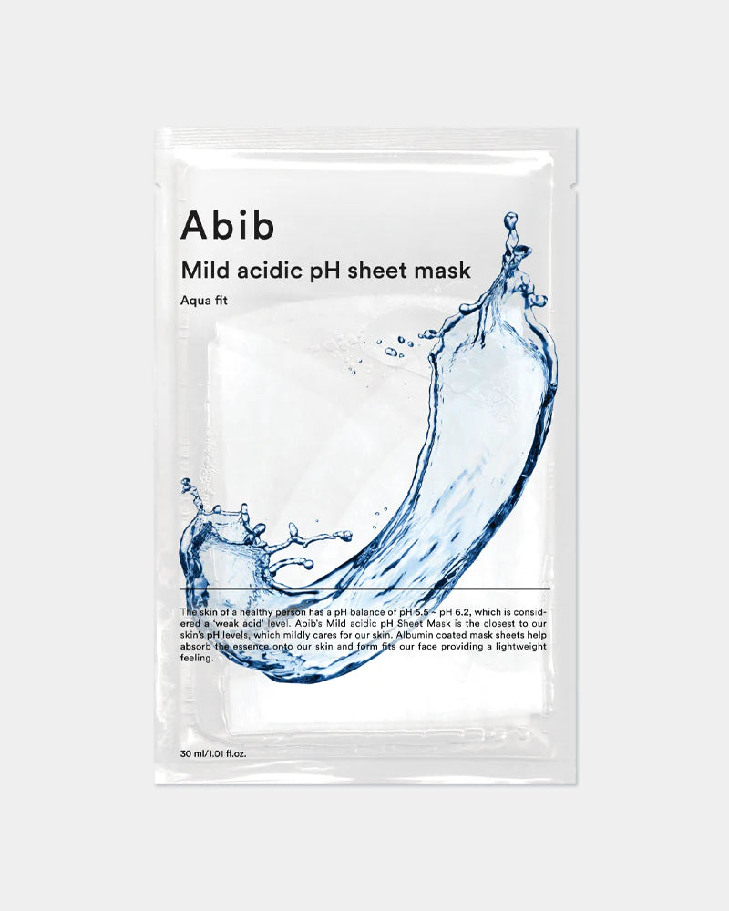 Abib Mild Acidic pH Sheet Mask Aqua Fit SINGLE