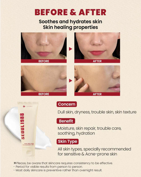 KSecret Seoul 1988 Cream: Snail Mucin 93% + Rice