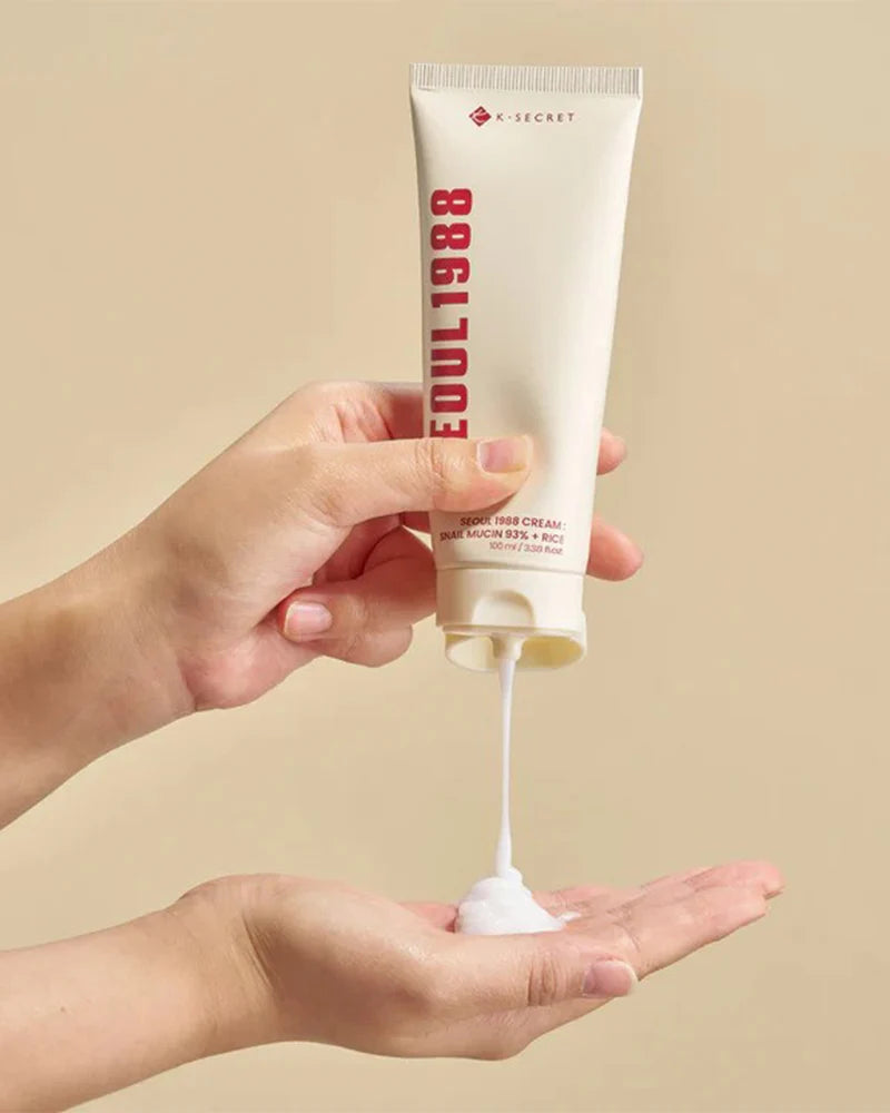 KSecret Seoul 1988 Cream: Snail Mucin 93% + Rice